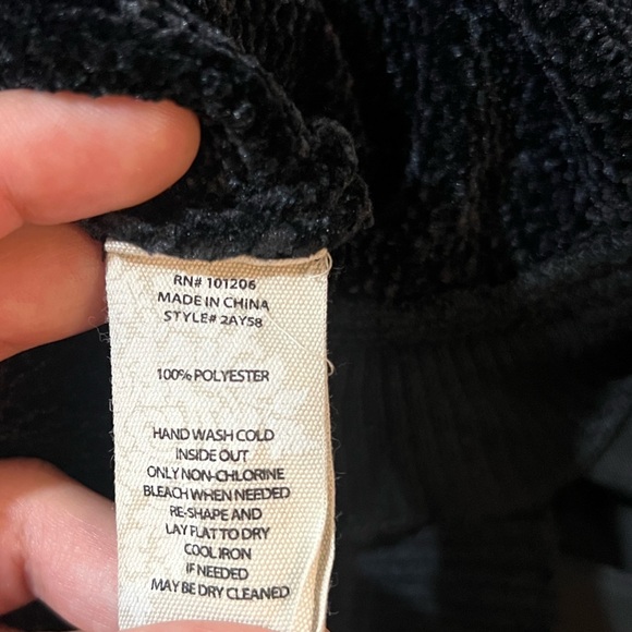 Soft Surroundings Chenille Ruffle Hem Sweater - Picture 3 of 6